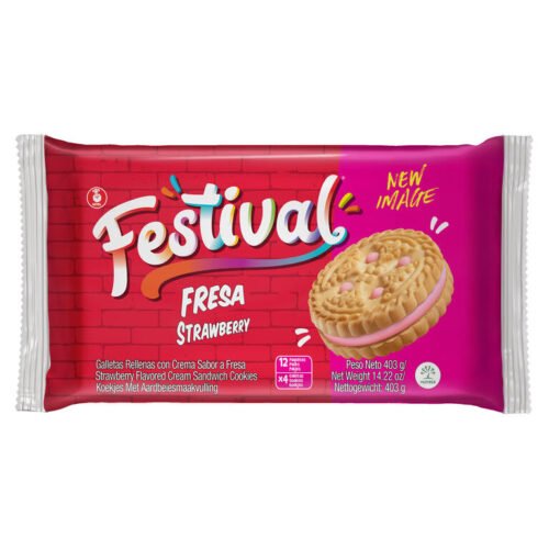 Galleta Festival Fresa (x6)