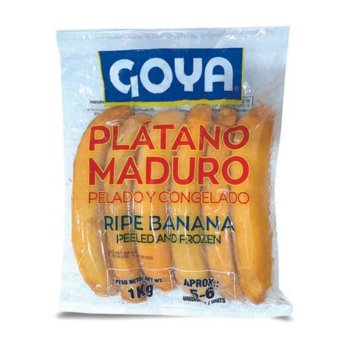 Plátano Maduro Congelado GOYA (Paquete x6)