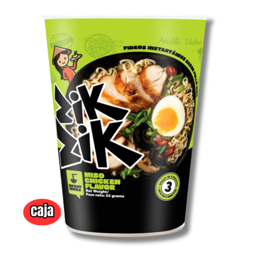 Fideos Zikzik Pollo Miso
